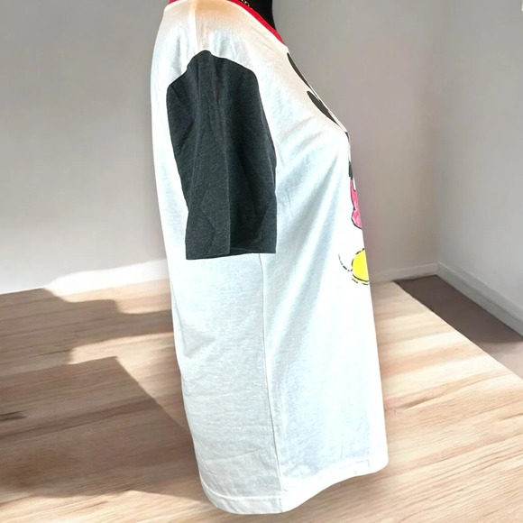 mickey mouse ringer tee Small Reglan Small Retro - Picture 2 of 5